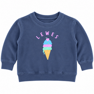 Lewes Sprinkle Cone Infant-Toddler Crewneck Sweatshirt