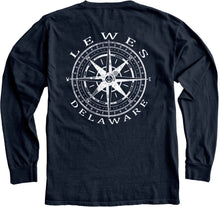 Load image into Gallery viewer, ROAM FREE COMPASS AND ANCHOR LONG SLEEVE TEE
