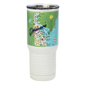 DELAWARE STAINLESS STEEL TUMBLR CUP 20oz