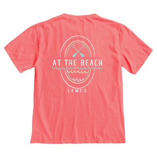 REMAIN CALM CROSSED PADDLES LEWES TEE