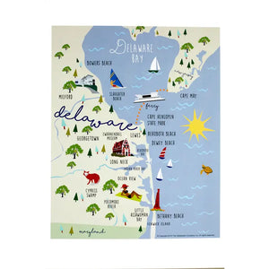 SOUTHERN DELAWARE TEA TOWEL