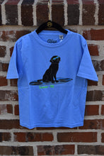 Load image into Gallery viewer, KIDS BLACK LAB PADDLE BOARD TEE
