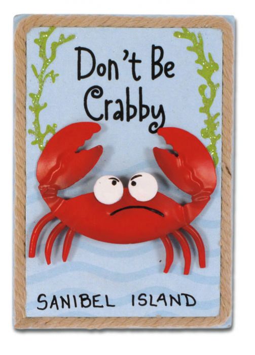 HANDCRAFTED MAGNET - DON'T BE CRABBY - LEWES