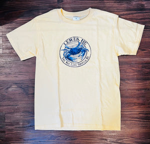 YOUTH LEWES CRAB TEE YELLOW