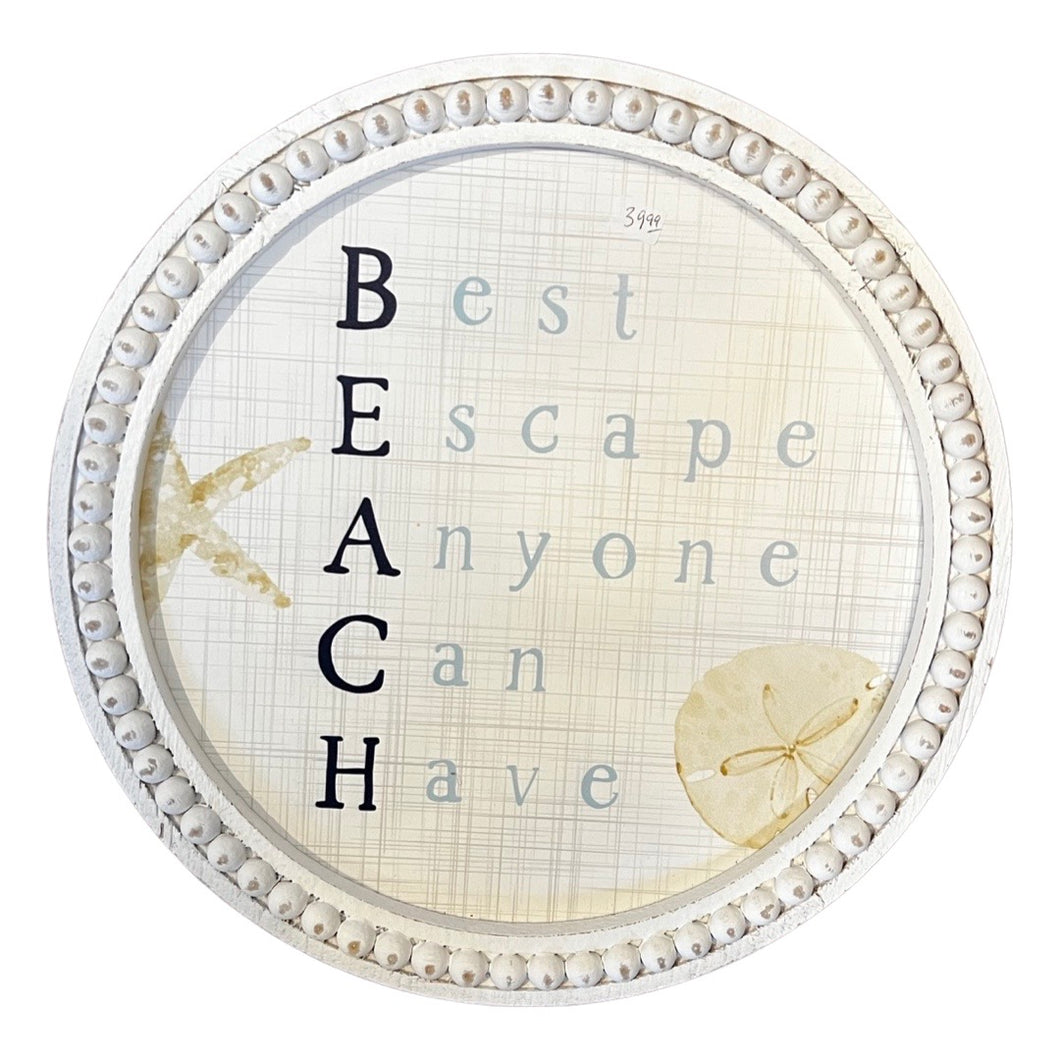 LEWES BEACH ESCAPE SIGN