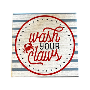 WASH YOUR CLAWS SIGN
