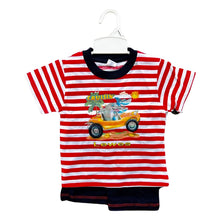 Load image into Gallery viewer, CRUISIN STRIPED TODDLER TEE SET
