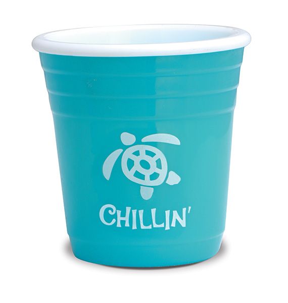 SOLO CUP SHOT GLASS - CHILLIN TURTLE