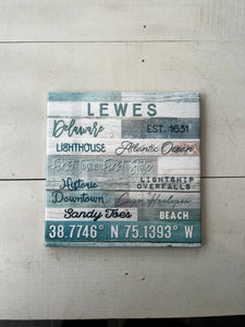 LEWES DELAWARE HOT PLATE COASTER