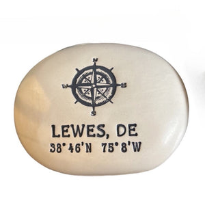 LEWES DELAWARE STONE PAPERWEIGHT