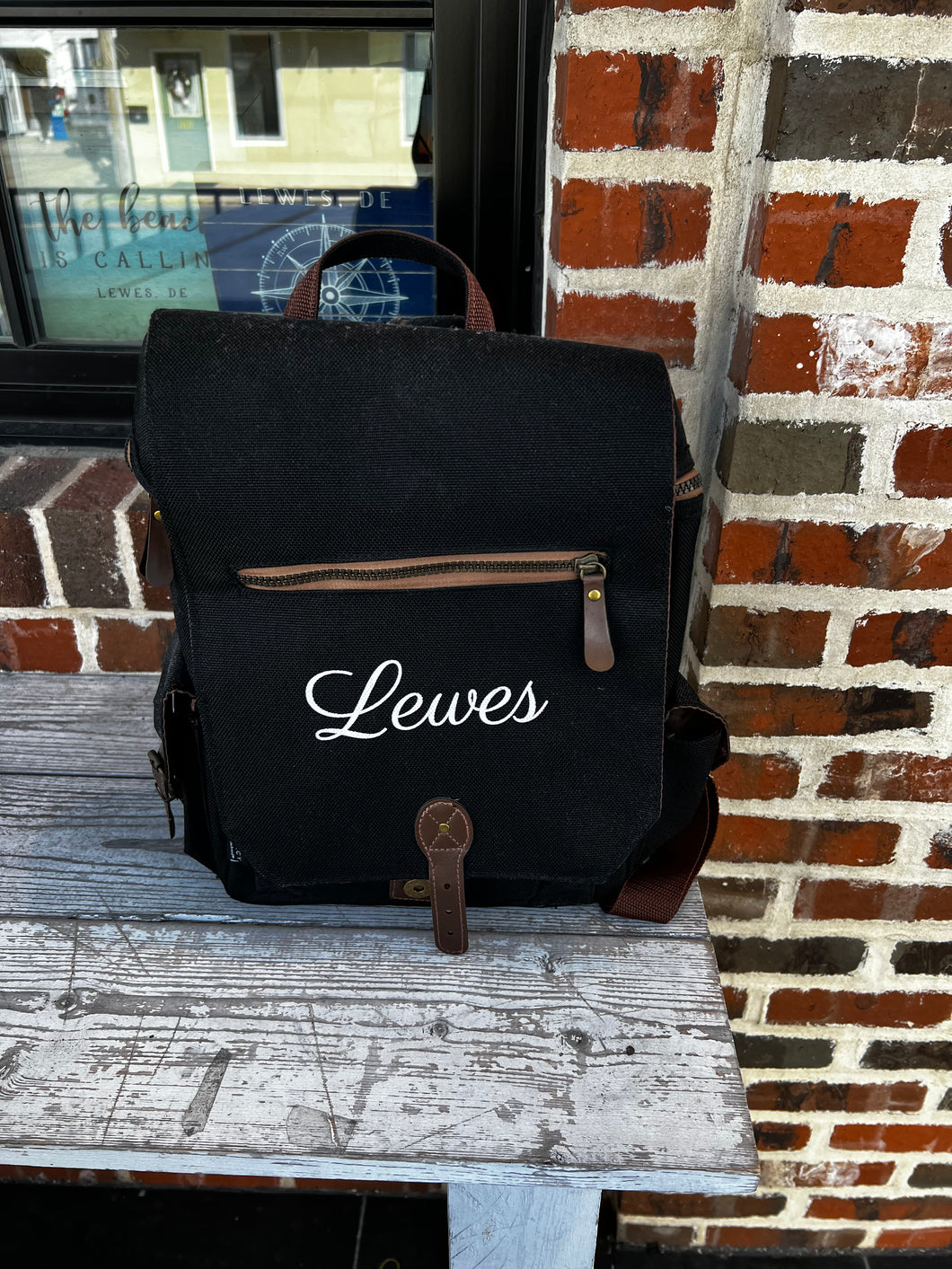 LEWES WINE AND CHEESE TOTE BACKPACK