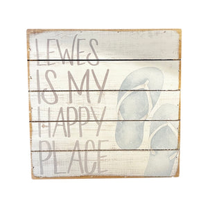 LEWES IS MY HAPPY PLACE WOODEN SIGN