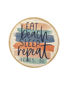EAT BEACH LEWES MAGNET