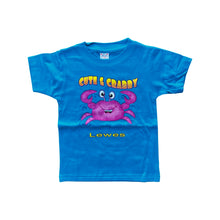 Load image into Gallery viewer, CUTE AND CRABBY CRAB TODDLER TEE
