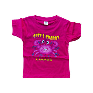 CUTE AND CRABBY CRAB TODDLER TEE