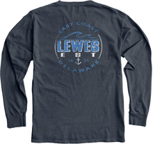 Load image into Gallery viewer, YA FEEL ME WAVE/ANCHOR Long Sleeve Blue 84
